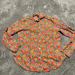 J Crew Shirt Womens 8 Floral Liberty Meadow Song  Button Ling Sleeve